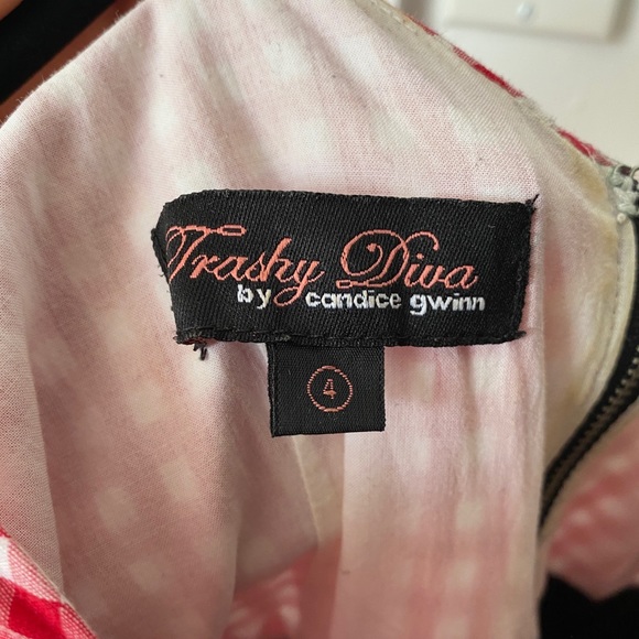 Trashy Diva 1950s style gingham dress Norma Jean - Picture 6 of 7